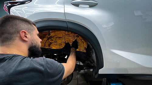 Виброизоляция арок Лексус НХ