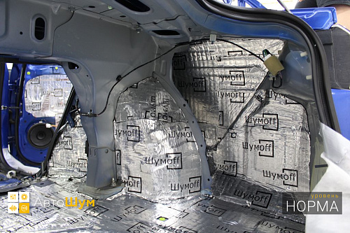 Виброизоляция арок Митсубиси Лансер