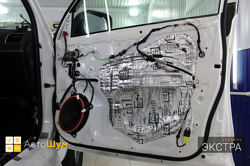 Шумоизоляция дверей Тойоты Ленд Крузер Прадо 150