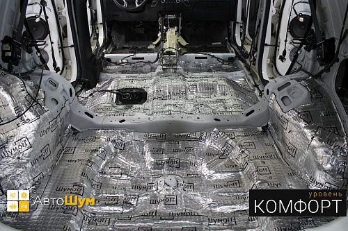 Виброизоляция багажника хендай ix35.