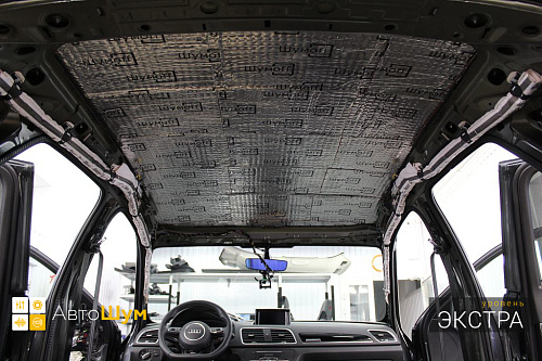 Виброизоляция крыши Ауди Ку3