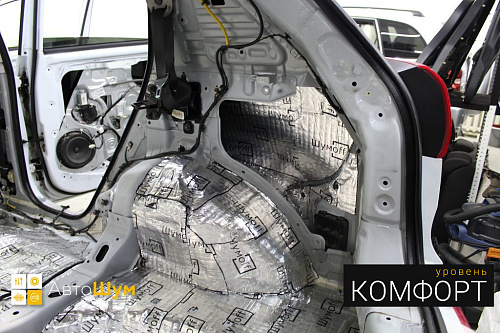 Виброизоляция арок  Киа Спортейдж