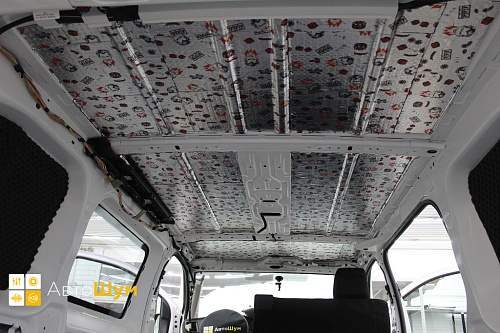 Готовый слой шумоизоляции крыши Шумофф Joker