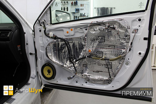 Шумоизоляция дверей Хонда Аккорд