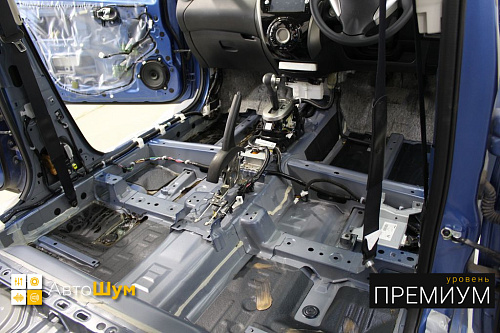 Штатная виброизоляция Ниссан Ноут