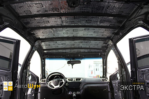 Виброизоляция крыши Киа Рио