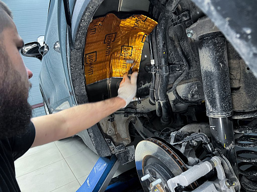 Виброизоляция арок Хёндай Санте Фе