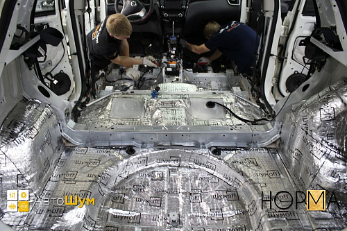 Виброизоляция багажника Ниссан Кашкай J11.