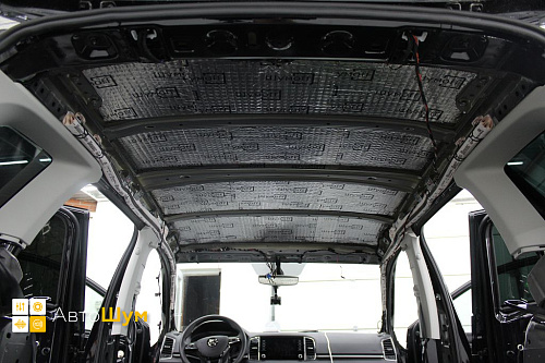 Виброизоляция крыши Шкода Карок