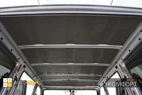 Шуоизоляция крыши УАЗ Патриот.