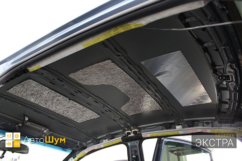 Штатная шумоизоляция крыши Киа Рио