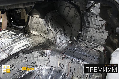 Виброизоляция арок и крыльев Ниссан Теана