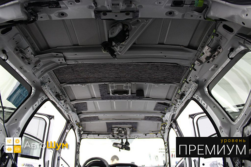 Штатная шумоизоляция крыши Митсубиси Паджеро Спорт