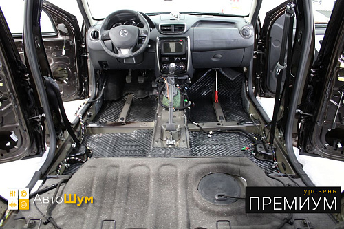 Шумоизоляция днища Ниссан Террано