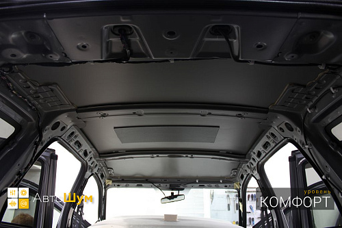 Штатная шумоизоляция крыши Рено Дастер.