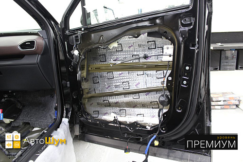 Виброизоляция дверей Хендай Санта Фе