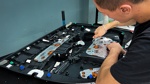 Оклейка дверной обшивки Хёндай Крета