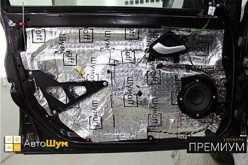 Виброизоляция дверей Датсун Он До