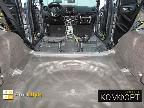 Шумоизоляция багажника мазды сх 5