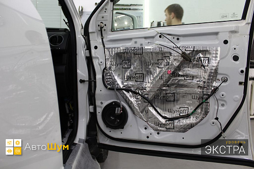 Виброизоляция дверей Хонды Пилот