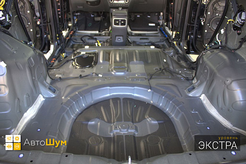 Штатная шумоизоляция багажника Хендай Туксон