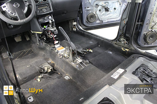 Пылесосим ковер Ниссан Кашкай Джи10