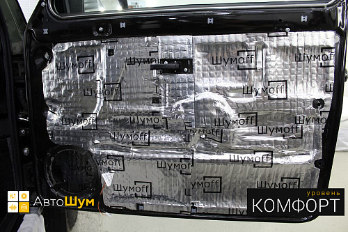 Шумоизоляция дверей Нивы 2121