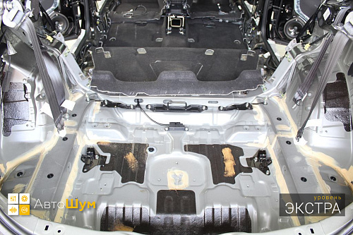 Штатная шумоизоляция багажника Хонда Джейд