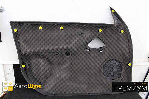 Шумоизоляция дверной обшивки Датсун Он До