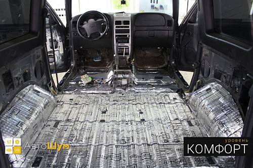 Клеим Шумофф М3 на арки Тагаз Тагер.