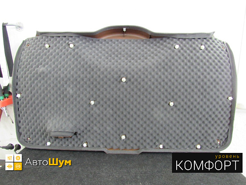 Шумоизоляция обшивки пятой двери Хавтай Болигер.