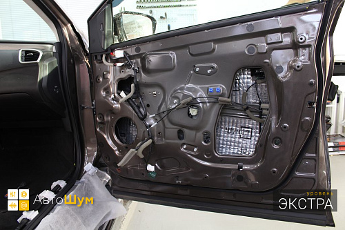 Виброизоляция двери Ниссан Мурано