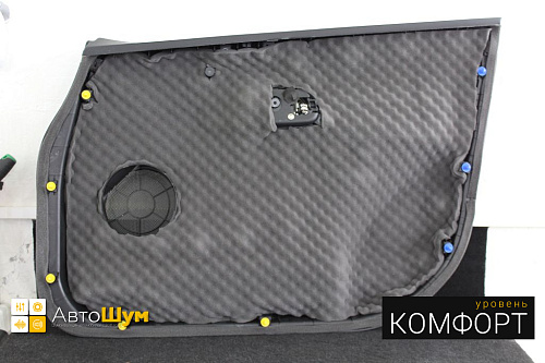 Шумоизоляция обшивки двери киа сид