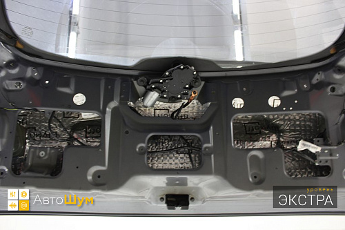 Виброизоляция крышки багажника Ниссан Кашкай Джи10