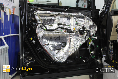 Шумоизоляция двери Лексус РХ 350