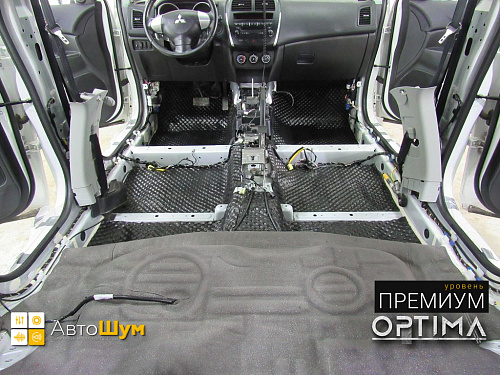 Шумоизоляция пола митсубиси асх