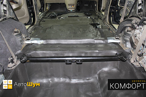 Шумоизоляция багажника Хонда Одиссей.