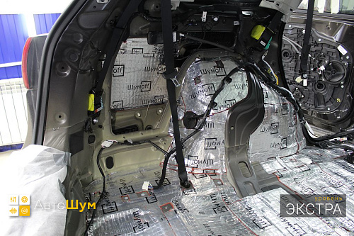 Виброизоляция арок Киа Соренто Прайм