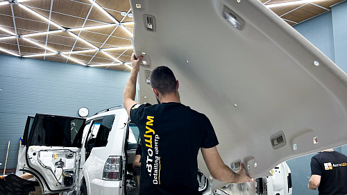 Разбор крыши Митсубиси Паджеро