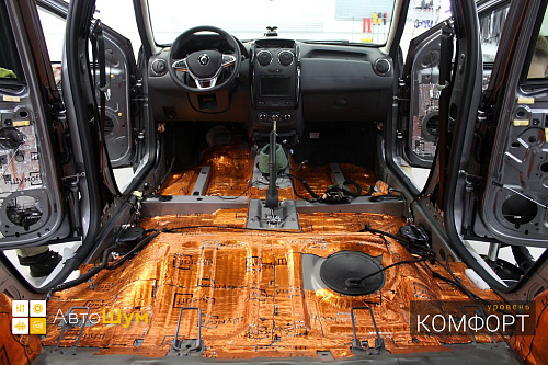 Виброизоляция пола Рено Дастер