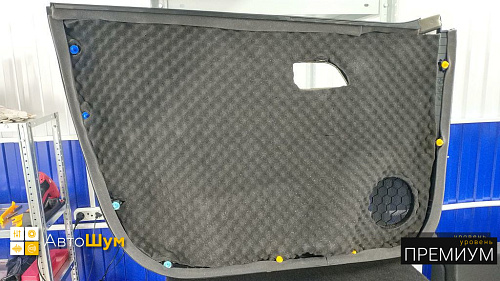 Шумоизоляция дверной обшивки Киа Рио КБ