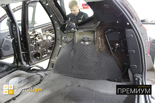 Шумоизоляция арок и крыльев Ниссан Террано