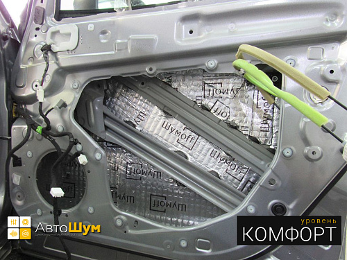 Виброизоляция дверей мазды сх 5.