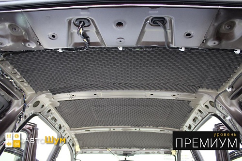 Шумо и теплоизоляция крыши Ниссан Террано