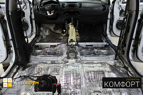 Виброизоляция пола Киа Спортейдж