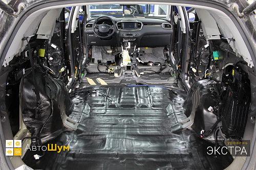 Шумоизоляция багажника Киа Соренто Прайм