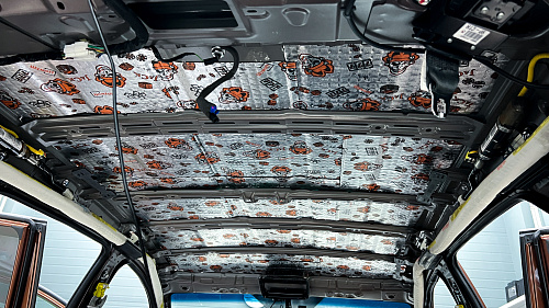 Виброизоляция крыши Хендай Ай Икс 35