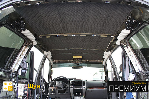 Шумо и теплоизоляция крыши Прадо