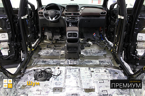 Виброизоляция днища Хендай Санта Фе