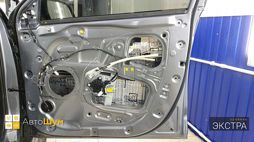 Виброизоляция дверей Хендай Крета